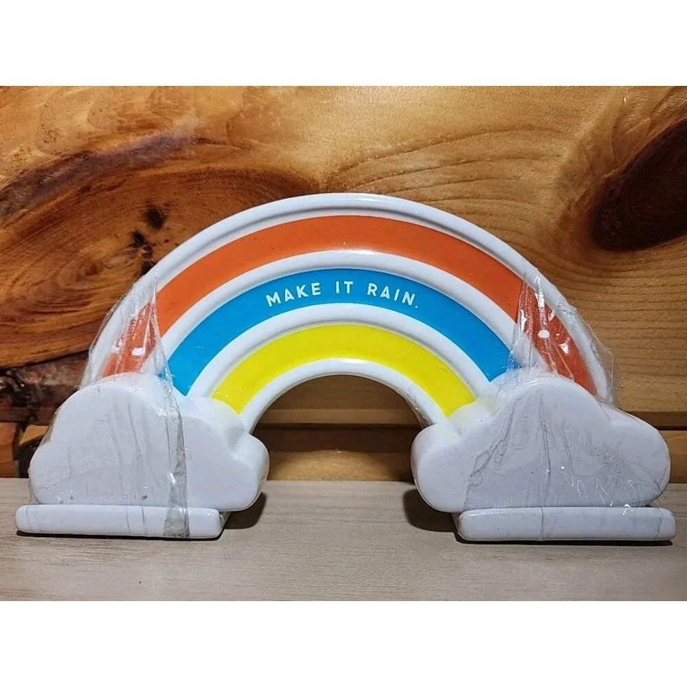 Rainbow Stand Cloud Salt And Pepper Shakers Make It Rain Easy,Tiger